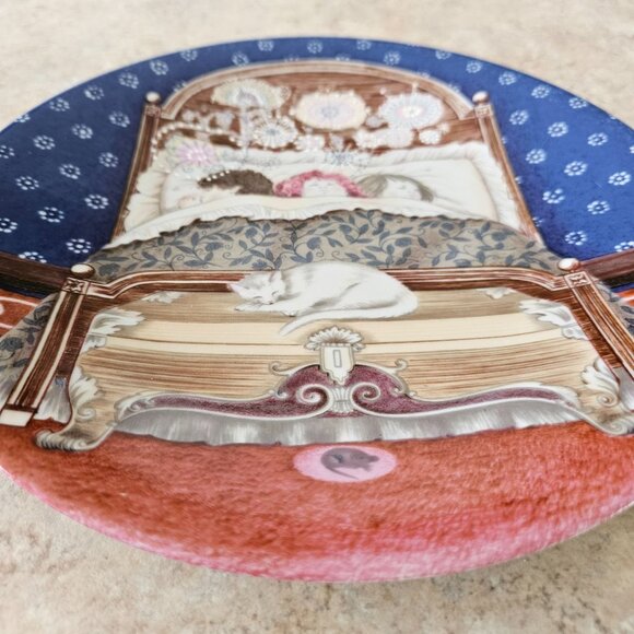 1981 Haviland Limoges Christmas Plate A Visit From Saint Nicholas 2nd in series - Picture 7 of 10